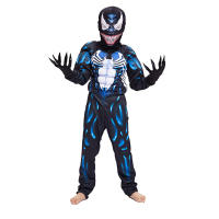 Venom Costumes Horror Halloween Costume for Kids Disfraz Scary Venom Muscle Suit Child Boys Jumpsuits Carnival Masquerade Dress