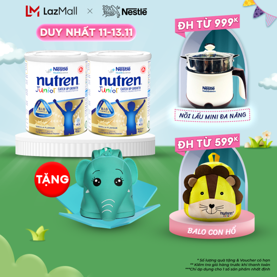 Combo 2 lon sản phẩm dinh dưỡng y học nutren junior cho trẻ từ 1 - ảnh sản phẩm 1