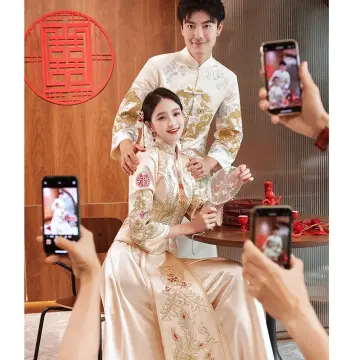 Marriage couple wedding on sale dress