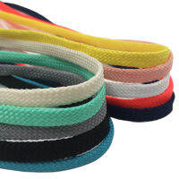 Weiou 7Mm Flat Tubular Shoelace Styles กีฬารองเท้าผ้าใบ Bootlace Multi Color Polyester Shoestring สำหรับรองเท้าผ้าใบ Boots