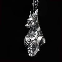 2021 Fashion Retro Domineering 316L Stainless Steel Egyptian Grim Reaper Pendant Men 39;s and Women 39;s Necklace