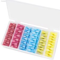 ✽ 200pcs Nylon Spade Quick Disconnect Connector Kit Electrical Insulation Terminals Male and Female Crimp Terminal Assortment Kit