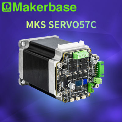 Makerbase MKS NEMA23วงปิด Stepper ขับมอเตอร์ CNC เครื่องพิมพ์3d สำหรับ GenL FOC ที่เงียบสงบและมีประสิทธิภาพ RS485