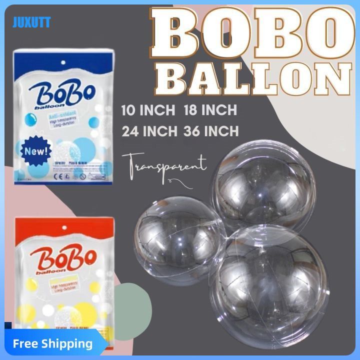 24 inch Transparent BOBO Balloon Sets Decor