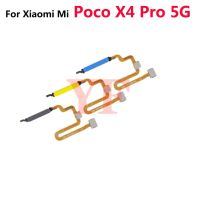 สำหรับ Xiaomi Poco X4 Pro 5G X4 GT ปุ่มเปิด/ปิดไอโฟนสายเคเบิลแบบยืดหยุ่นเซนเซอร์ ID ลายนิ้วมือปุ่มเปิด/ปิดไอโฟนกุญแจอะไหล่ทดแทน LPX3763ซ่อมแซมชิ้นส่วนอะไหล่