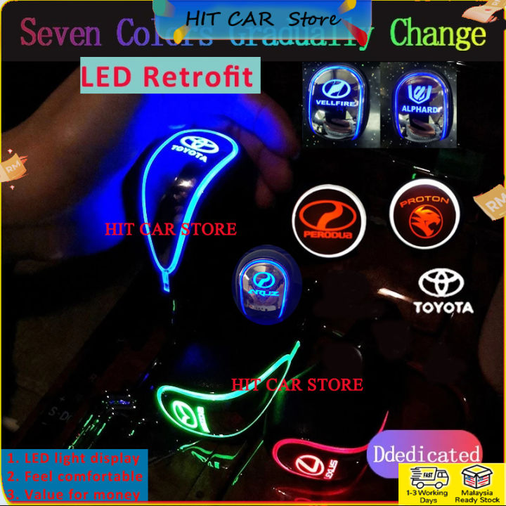 MY [Ready Stock] Toyota Touch Activated LED Light Illuminated Car.
