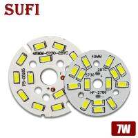 5pcs 7W SMD5730 LED Chips 40mm 48mm 58mm 280-300mA Constant Current Input Light Bead For White/Warm DIY Downlight