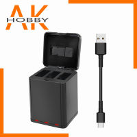 SD Card Slots Battery Charger With Charging Storage Case For DJI lo Flight Battery Accessories