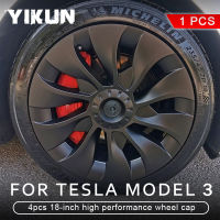 1PCS Hub Cap เปลี่ยนฝาครอบล้อรถยนต์ Hubcap Full Rim อุปกรณ์เสริมสำหรับ Tesla รุ่น3 Y 181920นิ้ว2021 2018-2022