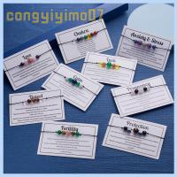 CONGYIYIMO07 3PCS อเมทิสต์ กำไลข้อมือหิน สง่างามเรียบหรู ของขวัญที่ดีที่สุด สร้อยข้อมือลูกปัดลูกปัด ทันสมัยและทันสมัย สร้างสรรค์และสร้างสรรค์ สร้อยข้อมือป้องกันความวิตกกังวล ผู้หญิงผู้หญิงผู้หญิง