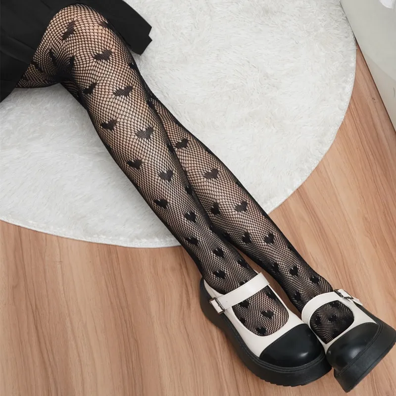 PSWL Sexy Women High Waist Fishnet Stocking Club Tights Panty Knitting Net  Pantyhose Mesh Lingerie Anime Lolita Cosplay Costumes (Color : Leopard  black, Size : Fit for 40KG-70KG): Buy Online at Best
