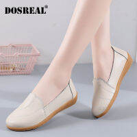 Flats Shoes Leather Korean Loafers Ladies Flat