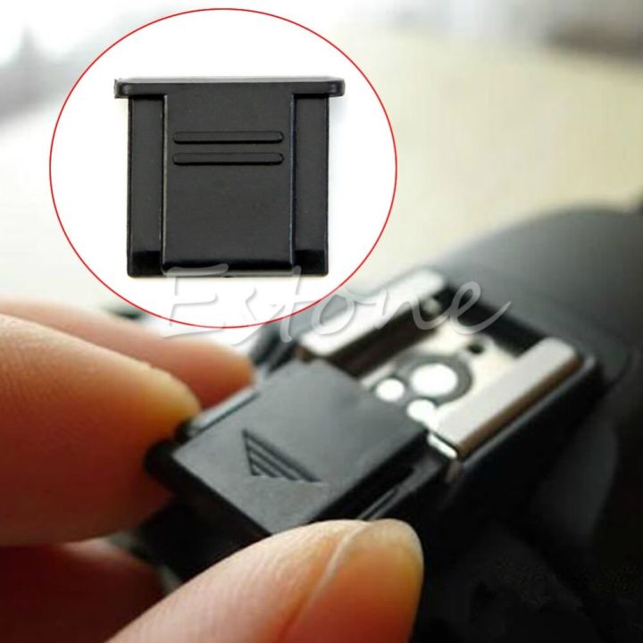 ：“{—— Flash Hot Shoe Protection Cover BS-1 For Canon Nikon Olympus Panasonic Pentax DSLR SLR Camera Accessories