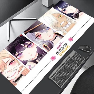 Mouse Pad My Dress-Up Darling Mausepad Gaming Accessories Desk Protector Mause Pc Gamer Keyboard Mat Mousepad коврики для мыши