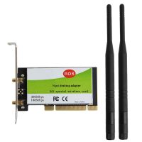 【top-rated】 C&amp;T e-Mart AR9223 PCI 300M เสาอากาศ6DB สำหรับแล็ปท็อปเดสก์ท็อปการ์ด WiFi ไร้สาย