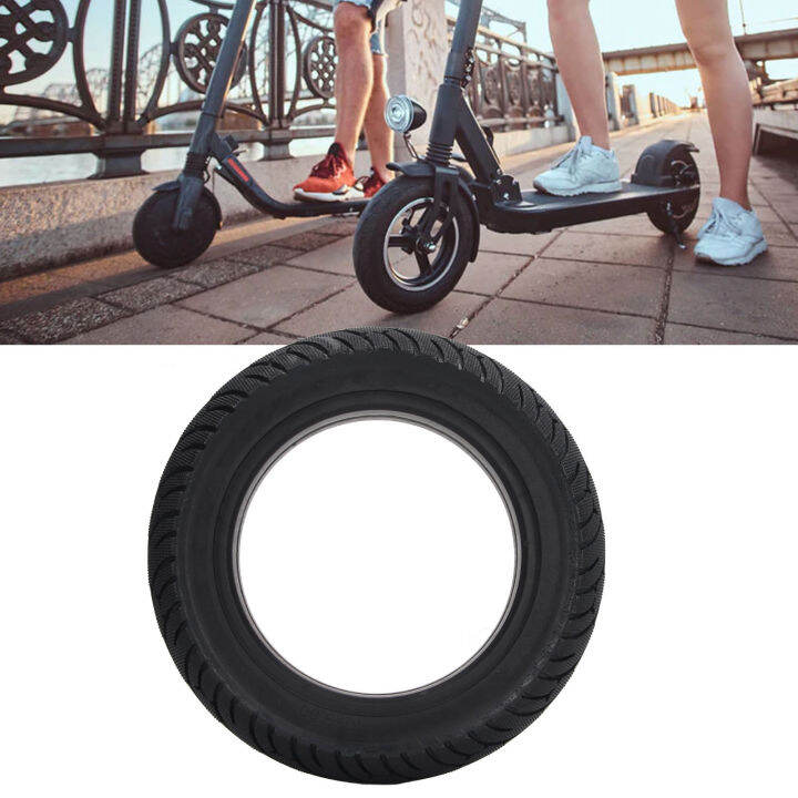 [ENSUO] 10x3.0 Electric Scooter Solid Tire PU 10 Inch Electric Scooter