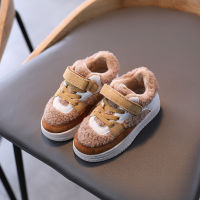 Winter Warm Children Shoes Boys Non-slip Snow Ankle Boots Leather Autumn Girls Casual Sneakers Fashion Baby Girls Footwear