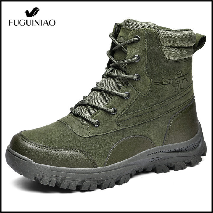 top-fuguiniao-2022-new-military-boots-high-cut-hiking-shoes-for-men-outdoor-hiking-shoes-combat-boots-black-rubber-shoes-for-men-size-39-46-free-shipping
