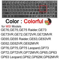 【✱2023 HOT✱】 youmaoh แผ่นครอบแป้นพิมพ์สำหรับ Msi Gp75 Gp73 Gp72 Gp72vr Gp72mvr Gp65 Gp63 Gp62 Gp62m Gp62mvr เสือดาวเคสซิลิโคนใสสำหรับเล่นเกม