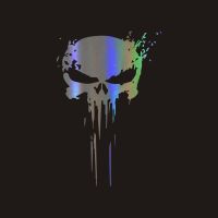 3D สติกเกอร์รถ22.15ซม. PUNISHER Skull เลือดไวนิลสติกเกอร์รถสติกเกอร์และ Decals สติกเกอร์หน้าต่างรถ-จัดแต่งทรงผม Decal