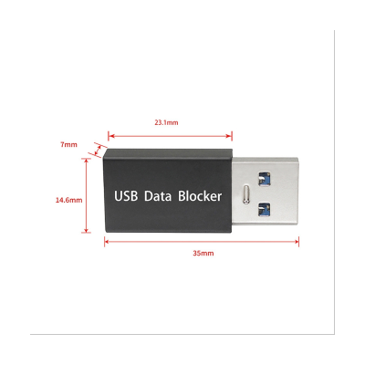 ”【；【-= 10Pcs USB Blockers Data Sync Blockers USB Connector Against Jacking Adapters For Blocking Data Sync