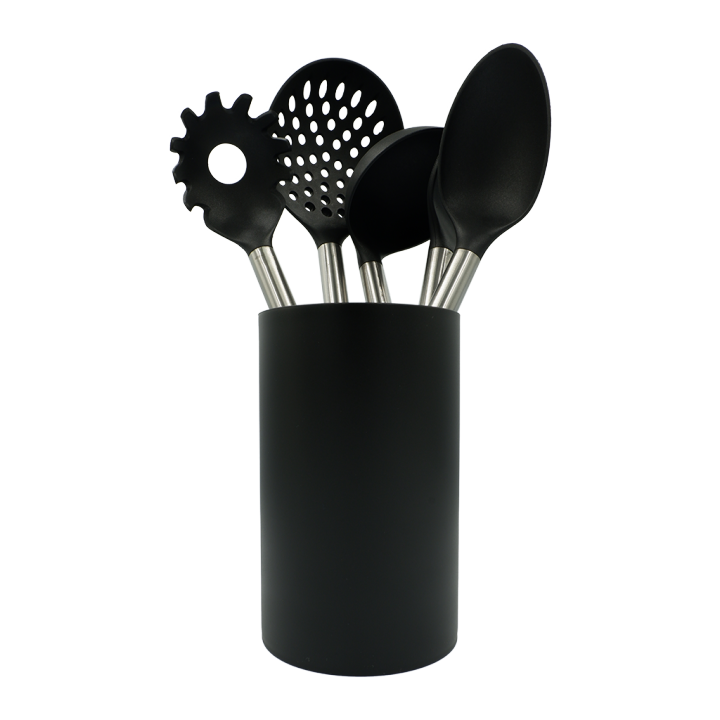 METRO COOKWARES 5pcs Nylon Kitchen Tool Set with Holder PKT 5722