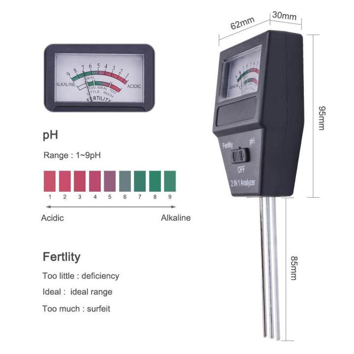 3pcs-ดินค่า-ph-เครื่องวิเคราะห์และ-fertility-tester-2-in-1-ph-meter-3-probes