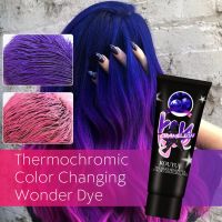 【CW】 Color Changing Hair Dye Hairdressing Coloring for Change Automatically According Temperature