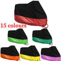 {SUXU CAR}15colorsMLXL2XL3XL4XL กลางแจ้ง Uv Protector จักรยานฝนกันฝุ่นผ้าคลุมรถจักรยานยนต์สำหรับ Honda Victory สกู๊ตเตอร์กันน้ำ