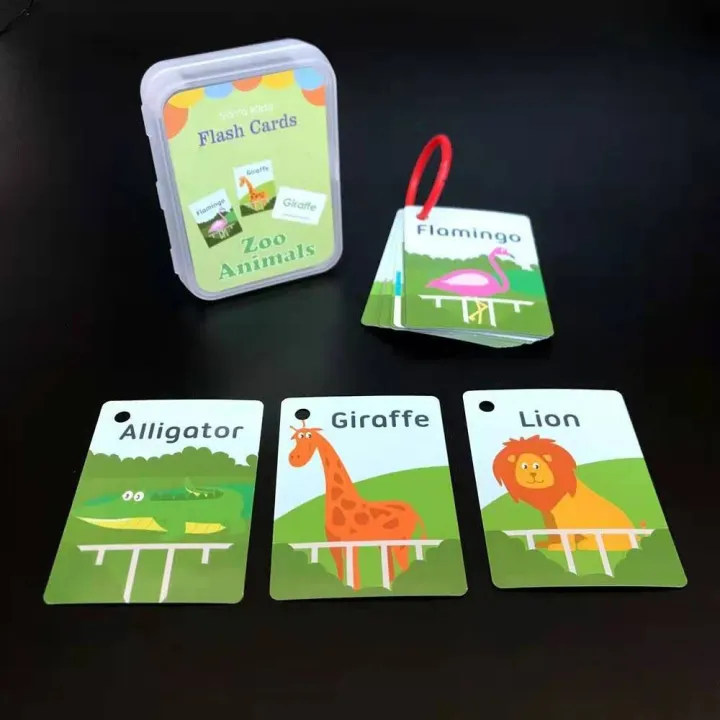 english-flash-card-การ์ดคำศัพท์เพื่อการเรียนรู้-เสริมสร้างพัฒนาการเด็ก-พร้อมกล่องเก็บ