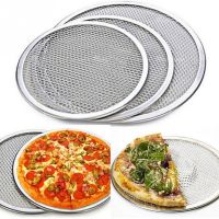 6/8/10/12/14 inch Round Pizza Baking Tray DIY Pizza Screen Baking Tray Metal Net Non-stick Mold For Oven