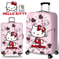 [Koala Travel] ฝาครอบป้องกันกระเป๋าเดินทางหนาลายอนิเมะ Hello Kitty ขนาด18-32นิ้วกระเป๋าเดินทางล้อเลื่อนกระเป๋าเดินทางยืดหยุ่นเคสป้องกันกระเป๋าเดินทาง