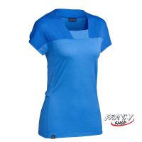 [พร้อมส่ง] เสื้อยืดสำหรับการเทรคกิ้งบนภูเขา ผ้าเมอริโน Womens Mountain Trekking Short-Sleeved Merino T-Shirt Trek 500