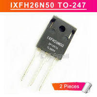 2pcs IXFH26N50 TO-247 IXFH 26N50 TO247 N-channel 500V/26V Power MOSFET Transistor