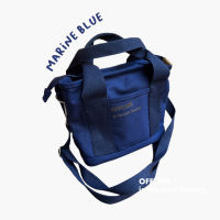 OFFLINE Bucket bag MARINE BLUE size 26x21x13cm กระเป๋าผ้าแคนวาส