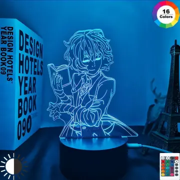 3d Led Lamp Anime Fire Force Maki Oze for Bedroom Decorative