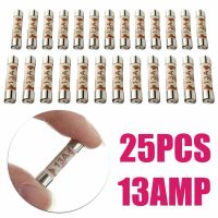 25Pcs 13A household fuse plug top household British power supply 13amp riot ceramic plug fuse