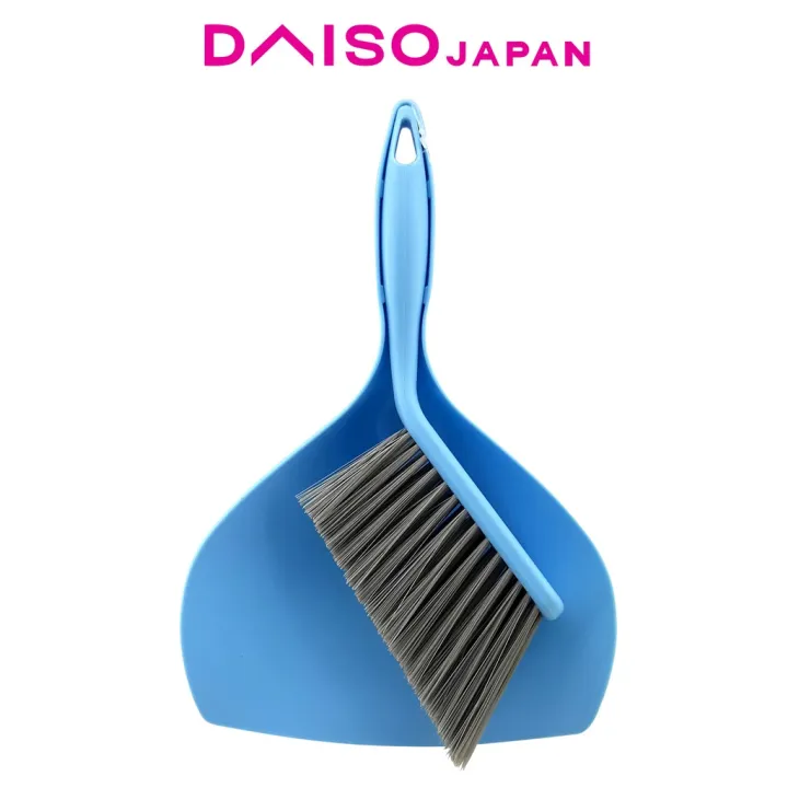 Daiso Blue Dustpan and Brush Set Lazada PH