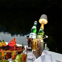 LED Wine Bottle Lamp Portable Removable Bar Table Lamp 5200mAh USB Rechargeable Desk Lamp Touch Cordless Night Light Decor Lamp