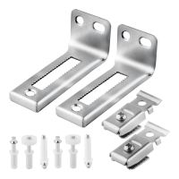 Bi-Fold Door-Hardware Set Door-Hardware Contains Top and Bottom Pivots Brackets Guide Wheel Bi-Fold Closet Repair-Kit Door Hardware Locks