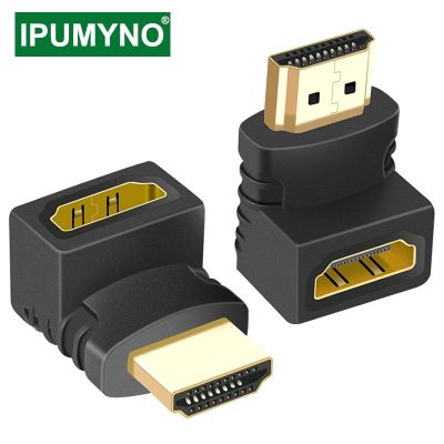 HDMI-compatible Adapter 90 270 Degree Right Male To Female Converter Extender For PS4 HDTV Projetor Laptop Monitor 1.4 Converter