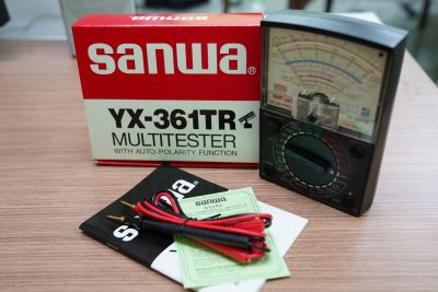 SANWA ญี่ปุ่นแท้!! มัลติมิเตอร์ รุ่น YX-361TR มัลติมิเตอร์เข็ม อนาล็อก โอห์มเข็ม วัดไฟ