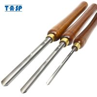 TASP Bowl Gouge HSS Woodturning Tools Set 1/2" 3/8" 1/4" Flute Woodworking Spindle Roughing Turning Chisels for Wood Lathe Tools Tapestries Hangings