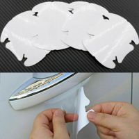 4pcs Invisible Car Door Handle Scratches Automobile Shakes Protective Vinyl Protector Films Car Handle Protection Door Hardware