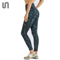 【VV】 Women  39;s Waisted Workout Pants Tummy Leggings with Pockets 23 inches