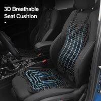 Car Silicone Seat Cushion Waist Cushion Summer Breathable For Mini Cooper Back Seat Cushion Car Waist Support Cushion