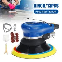 6นิ้วรถ Air Polisher Orbital Sander รถ Polisher Acuum Cleaner Double Action Air Sander แว็กซ์บดกระดาษทรายชุด