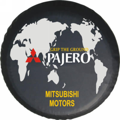 ฝาครอบยางอะไหล่ Mitsubishi Offroad หนา Cheetah Black King Kong สำหรับ Pajero V73 v71 V32 V33 YPRA