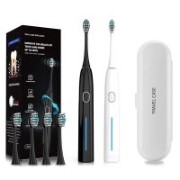 HOKDS XIKH Magnetic Levitation Ultrasonic Electric Toothbrush USB Rechargeable Washable Tooth Stains Whitening Cleaning Toothbrush Kit