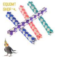 EQUOMT DIY สีสันสดใสสำหรับเลิฟเบิร์ด Parakeets Conatiels หลอดอุปกรณ์ของเล่นสำหรับนกนกแก้วของเล่นนกของเล่นเชือกกัดสำหรับสุนัขของเล่นสำหรับสัตว์เลี้ยง